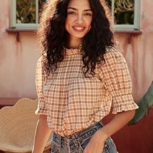 DOEN DARIEN TOP - THE AUSTEN PLAID small